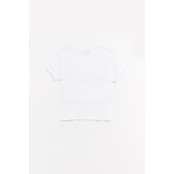COPERNI WHITE CRYSTAL LOGO T SHIRT