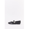 COPERNI BLACK BALLERINA BELT FLAT