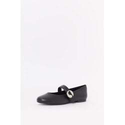 COPERNI BLACK BALLERINA BELT FLAT