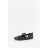COPERNI BLACK BALLERINA BELT FLAT