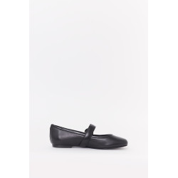 COPERNI BLACK BALLERINA BELT FLAT