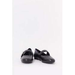 COPERNI BLACK BALLERINA BELT FLAT