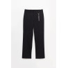 LANVIN BLACK CASUAL STRAIGHT TROUSERS