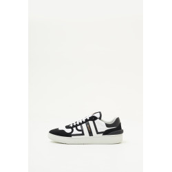 LANVIN OPTIC WHITE BLACK CLAY SNEAKERS