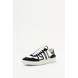 LANVIN OPTIC WHITE BLACK CLAY SNEAKERS