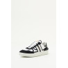 LANVIN OPTIC WHITE BLACK CLAY SNEAKERS