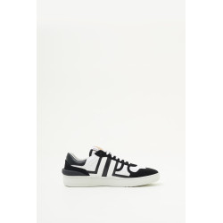 LANVIN OPTIC WHITE BLACK CLAY SNEAKERS