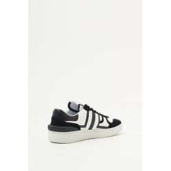 LANVIN OPTIC WHITE BLACK CLAY SNEAKERS