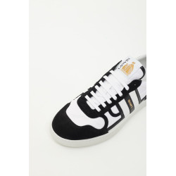 LANVIN OPTIC WHITE BLACK CLAY SNEAKERS