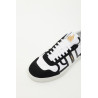 LANVIN OPTIC WHITE BLACK CLAY SNEAKERS