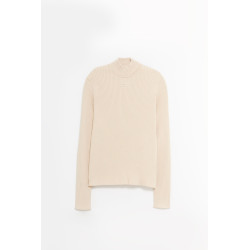 COURREGES SAND REEDITION MOCKNECK SWEATER