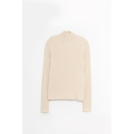 COURREGES SAND REEDITION MOCKNECK SWEATER