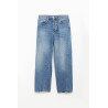 SUNFLOWER MID BLUE WIDE TWIST TROUSER
