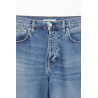 SUNFLOWER MID BLUE WIDE TWIST TROUSER