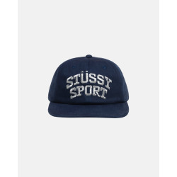 STUSSY NAVY METALLIC MD SPORT CAP