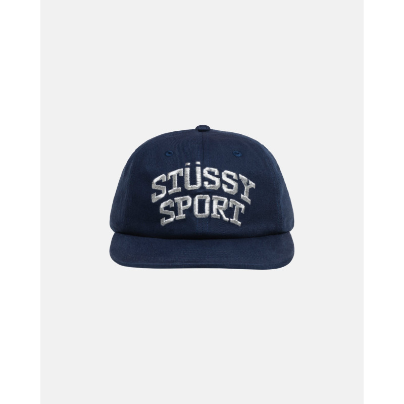 STUSSY NAVY METALLIC MD SPORT CAP