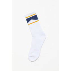 RHUDE WHITE CHEVRON SOCK