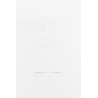 COURREGES HERITAGE WHITE CRISS CROSS 90 S RIB ZIPPED TANK TOP