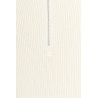 COURREGES NATURAL BALACLAVA WOOL SWEATER