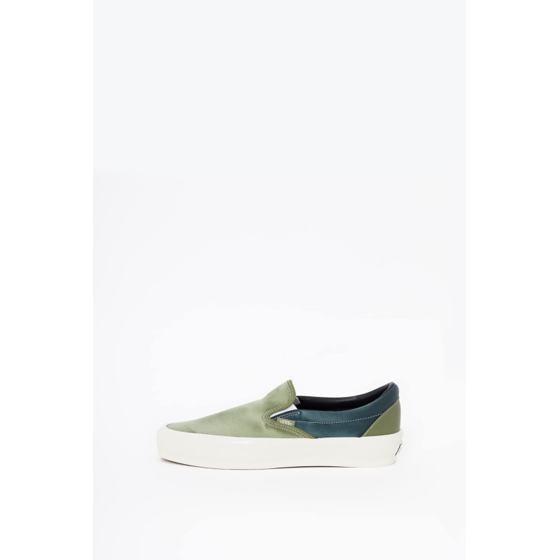 VANS OTW LX SATIN LODEN GREEN SLIP ON REISSUE 98 SNEAKERS