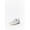 ASICS WHITE LIGHT DUST GEL QUANTUM KINETIC SNEAKERS