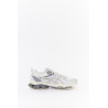 ASICS WHITE LIGHT DUST GEL QUANTUM KINETIC SNEAKERS