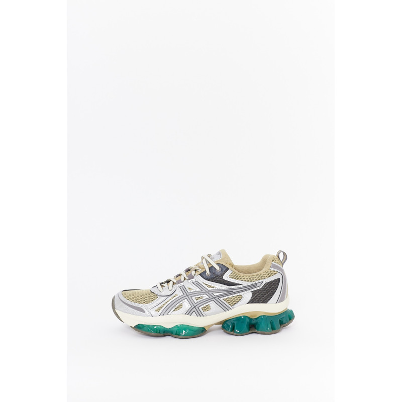 ASICS KHAKI BEIGE PURE SILVER GEL QUANTUM KINETIC SNEAKERS