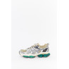 ASICS KHAKI BEIGE PURE SILVER GEL QUANTUM KINETIC SNEAKERS