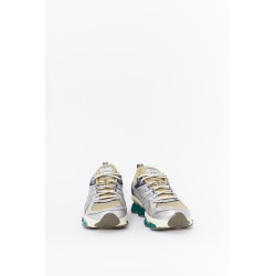 ASICS KHAKI BEIGE PURE SILVER GEL QUANTUM KINETIC SNEAKERS