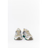 ASICS KHAKI BEIGE PURE SILVER GEL QUANTUM KINETIC SNEAKERS