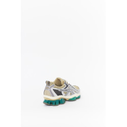 ASICS KHAKI BEIGE PURE SILVER GEL QUANTUM KINETIC SNEAKERS