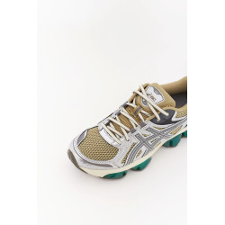 ASICS KHAKI BEIGE PURE SILVER GEL QUANTUM KINETIC SNEAKERS