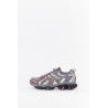 ASICS KHAKI SHEET ROCK DARK CHERRY GEL QUANTUM KINETIC SNEAKERS