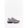 ASICS KHAKI SHEET ROCK DARK CHERRY GEL QUANTUM KINETIC SNEAKERS