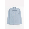 SUNFLOWER BLUE CHECK POCKET SHIRT