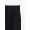 SUNFLOWER BLACK WIDE PLEATED TROUSER