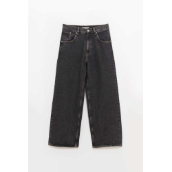 SUNFLOWER BLACK STONE SUPER WIDE JEANS