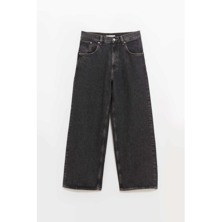 SUNFLOWER BLACK STONE SUPER WIDE JEANS