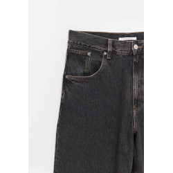 SUNFLOWER BLACK STONE SUPER WIDE JEANS