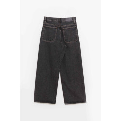 SUNFLOWER BLACK STONE SUPER WIDE JEANS