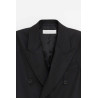 OUR LEGACY BLACK PANAMA UNCONSTRUCTED DB BLAZER