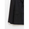 OUR LEGACY BLACK PANAMA UNCONSTRUCTED DB BLAZER