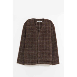 OUR LEGACY DORF CHECK CARDIGAN