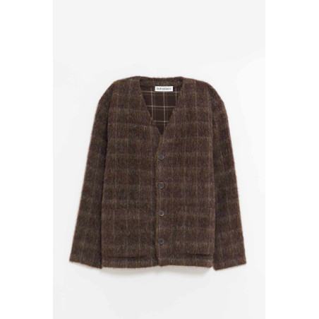 OUR LEGACY DORF CHECK CARDIGAN