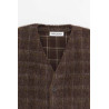 OUR LEGACY DORF CHECK CARDIGAN