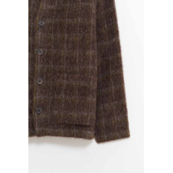 OUR LEGACY DORF CHECK CARDIGAN