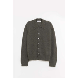 OUR LEGACY MOSS GREEN EVENING POLO