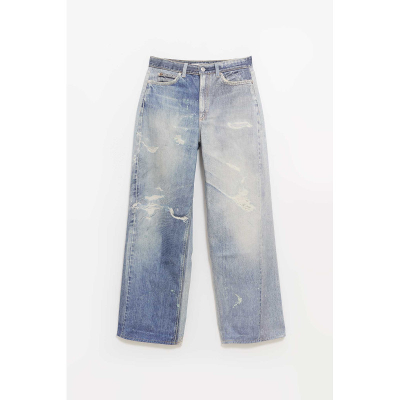 OUR LEGACY DIGITAL DENIM PRINT FULL CUT TROUSER