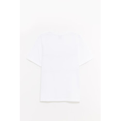 CASABLANCA WHITE INGREDIENTS PRINTED T SHIRT