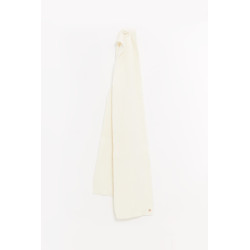 CASABLANCA WHITE HALF CARDIGAN SCARF